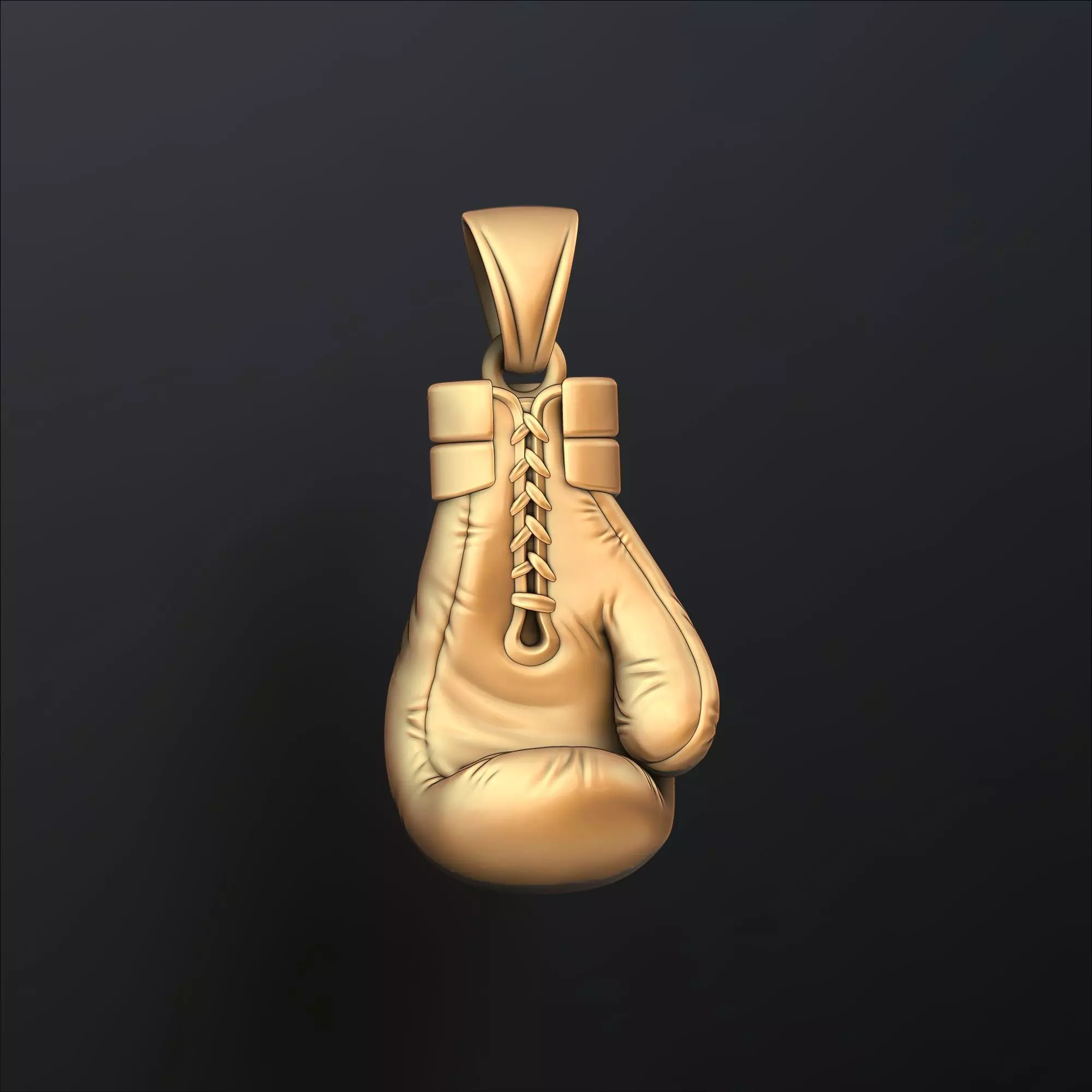 Boxing Glove Pendant 3D print model_0