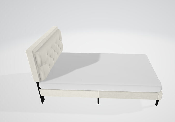 Platform Bed Frame 3D model