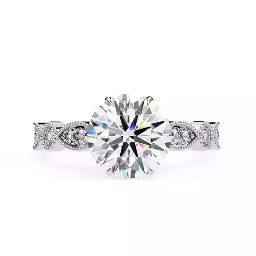 ROUND DIAMOND RING -CAD-069 