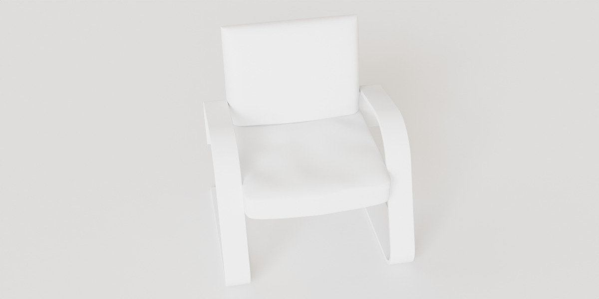 Poang Style Armchair 3D model_8