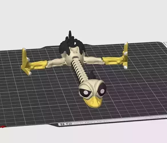 colored ostrich flexi 3MF