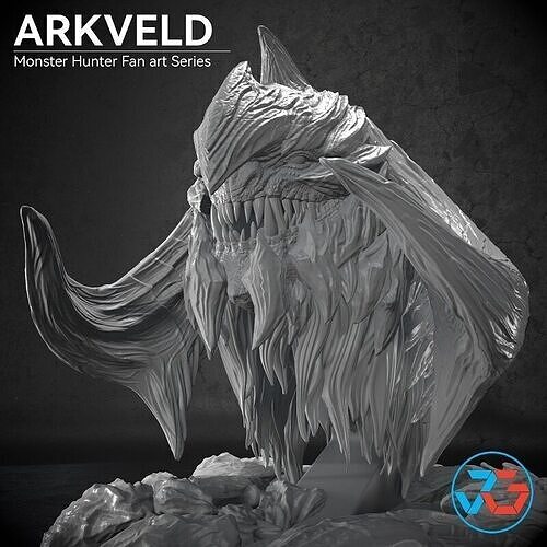 Arkveld - Monster Hunter Wilds - 3D Print READY 3D print model