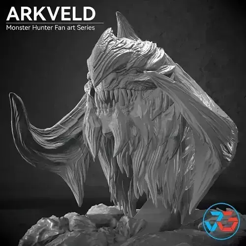 Arkveld - Monster Hunter Wilds - 3D Print READY 3D print model
