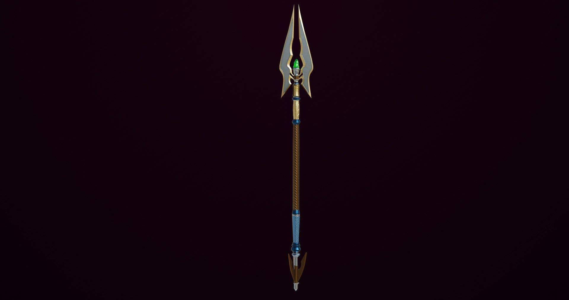 4 Fantasy Trident Collection All PBR Unity UE Textures _35