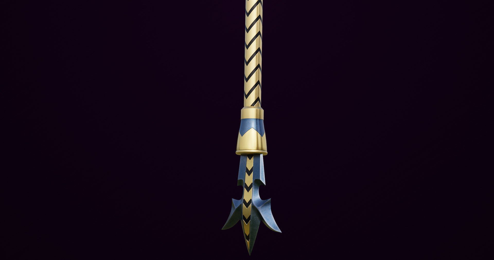 4 Fantasy Trident Collection All PBR Unity UE Textures _6