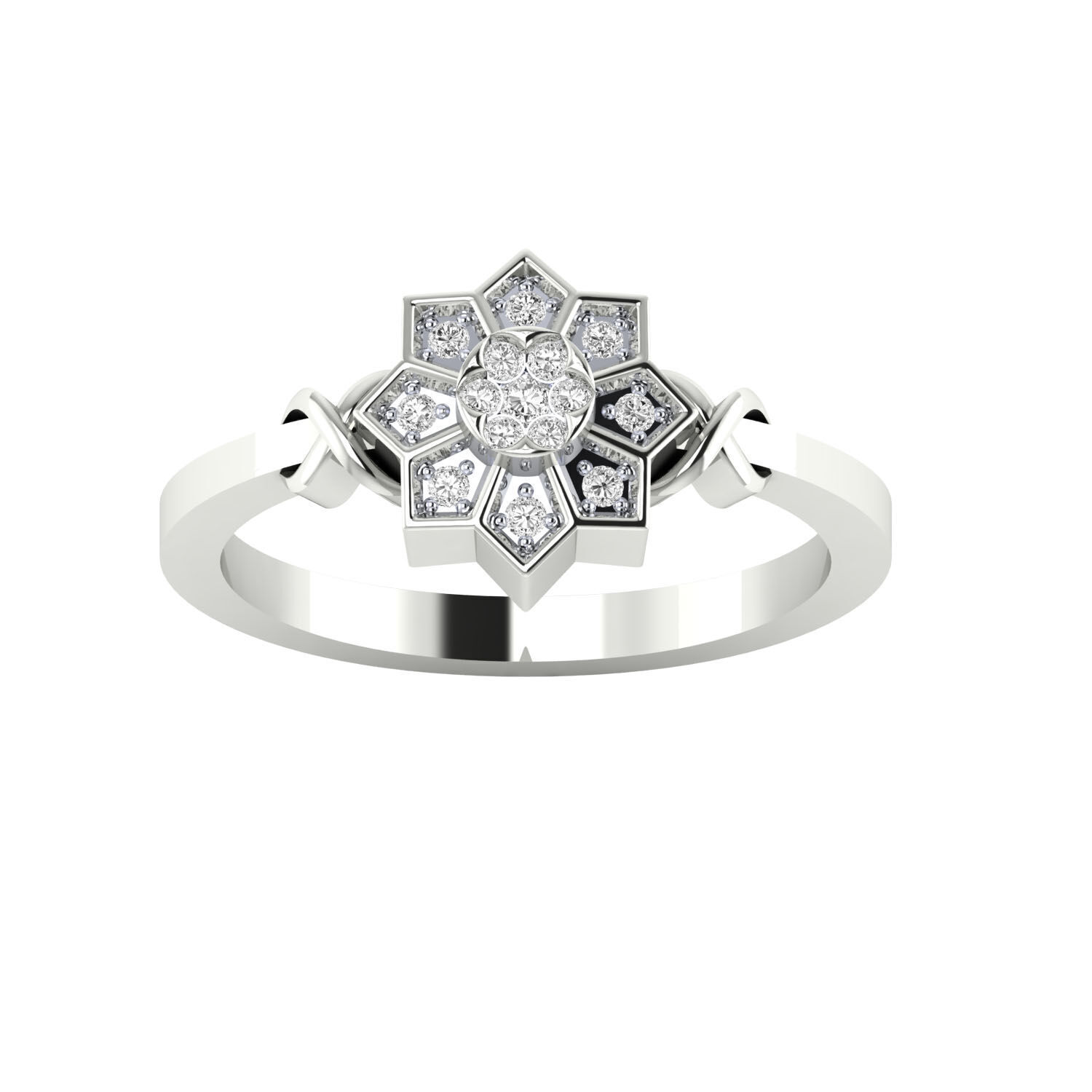 Women Ring  Render 3dm STL MTL SLC JCD OBJ FBX Details 3D print model_13