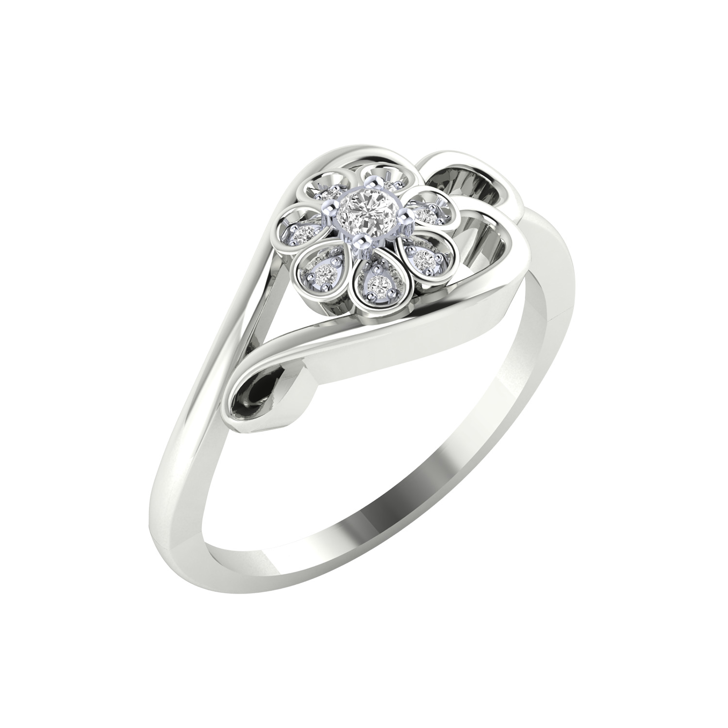 Women Ring Render 3dm STL MTL SLC JCD OBJ FBX Details 3D print model_4