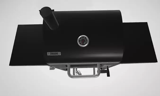 Black Outdoor Charcoal BBQ Gril