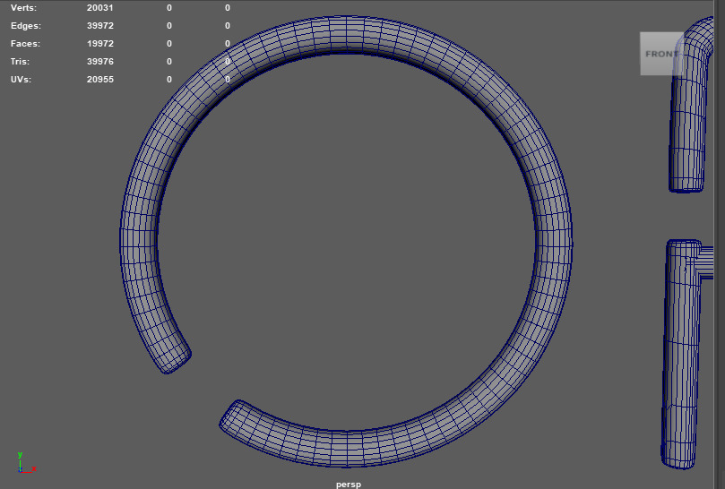 open 24 7 neon sign  3D model_13