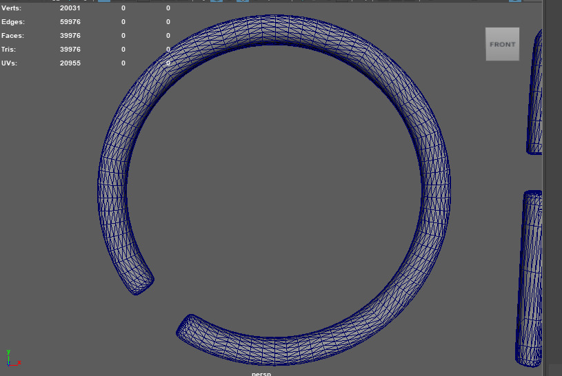 open 24 7 neon sign  3D model_11