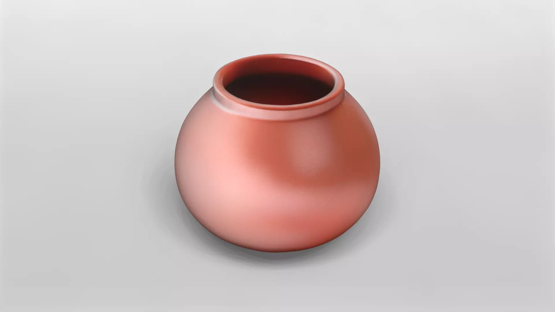 Realistic Terracotta Pot 3D Model 3D model_0