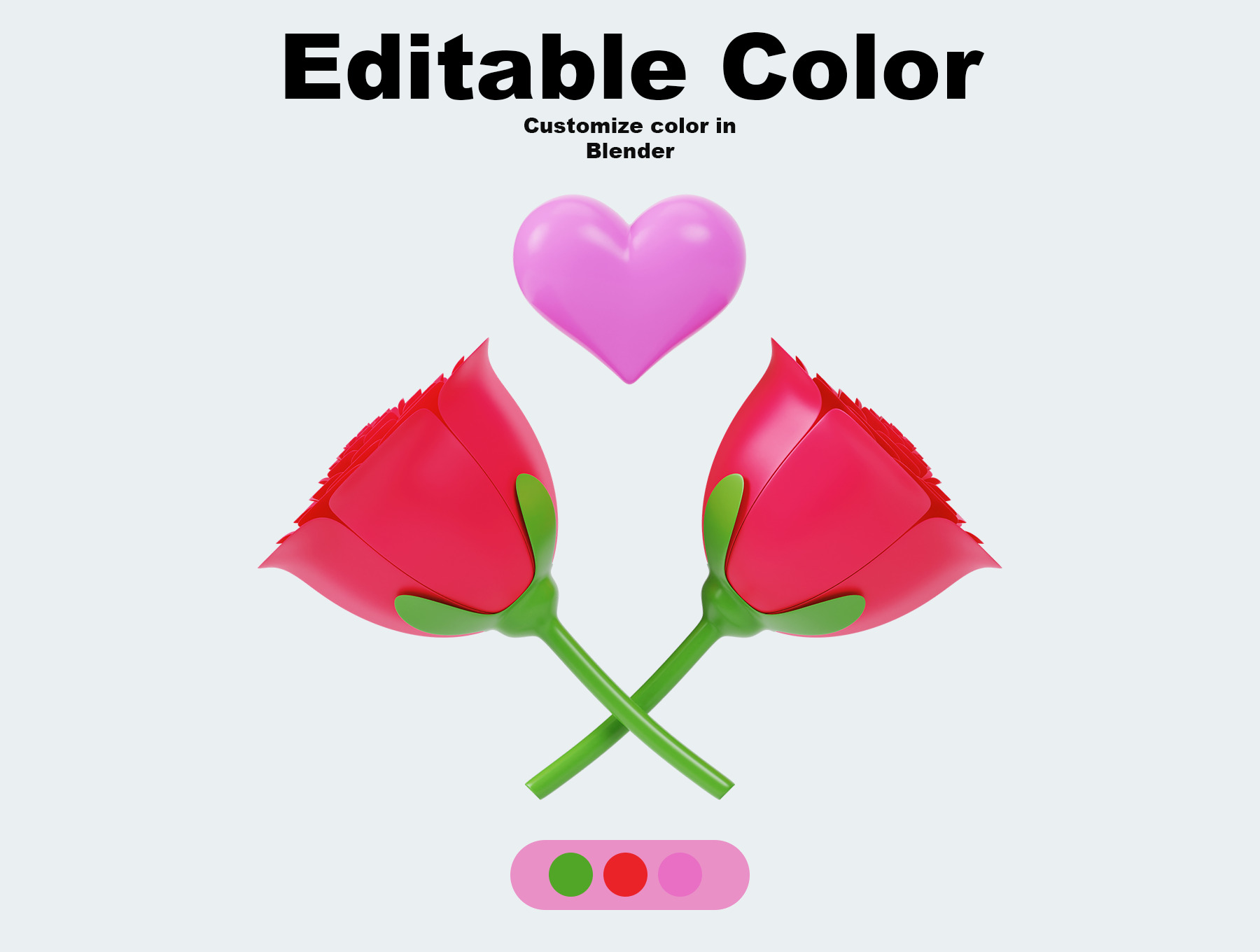 Valentine 3D Icon Pack 3D model_3