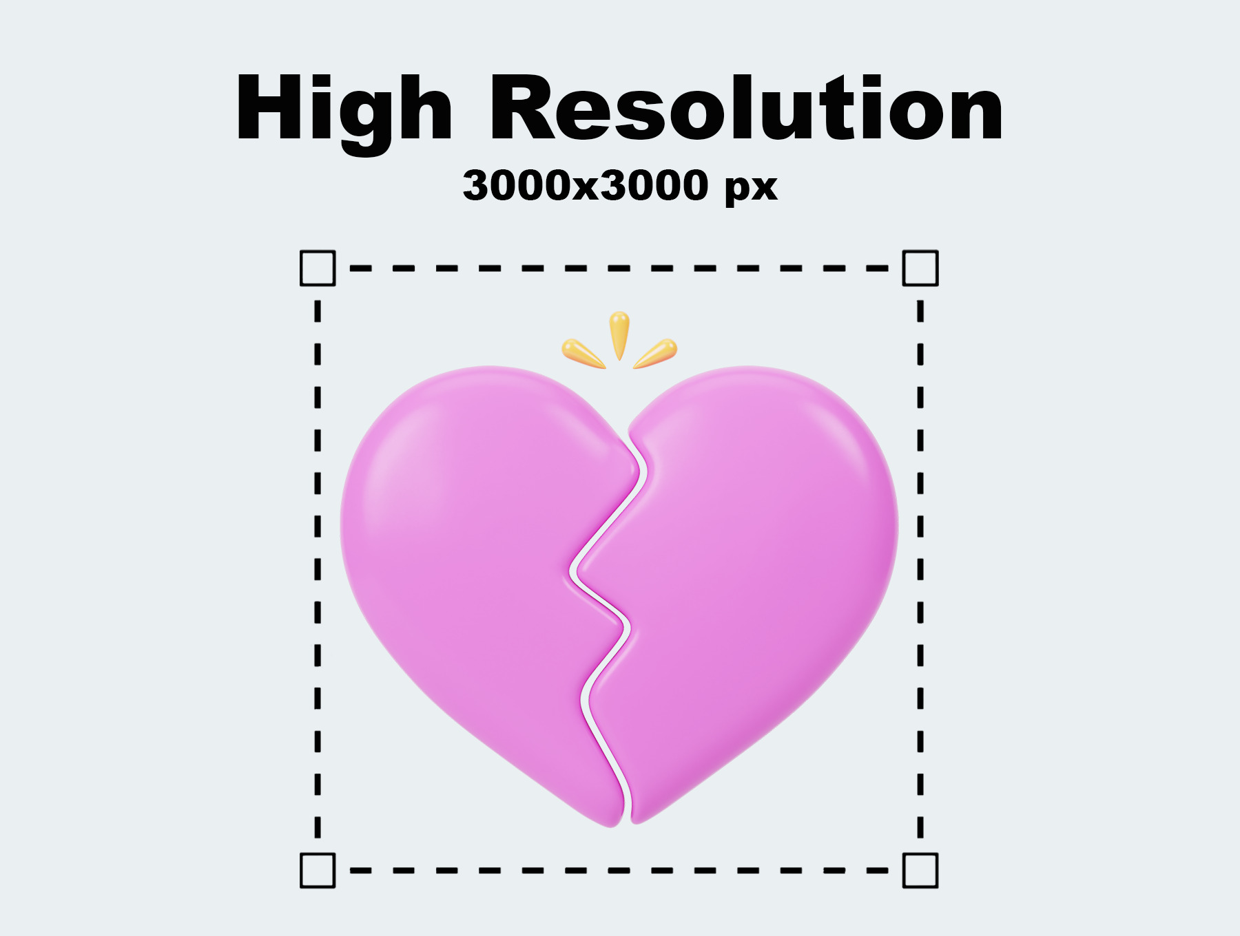 Valentine 3D Icon Pack 3D model_2
