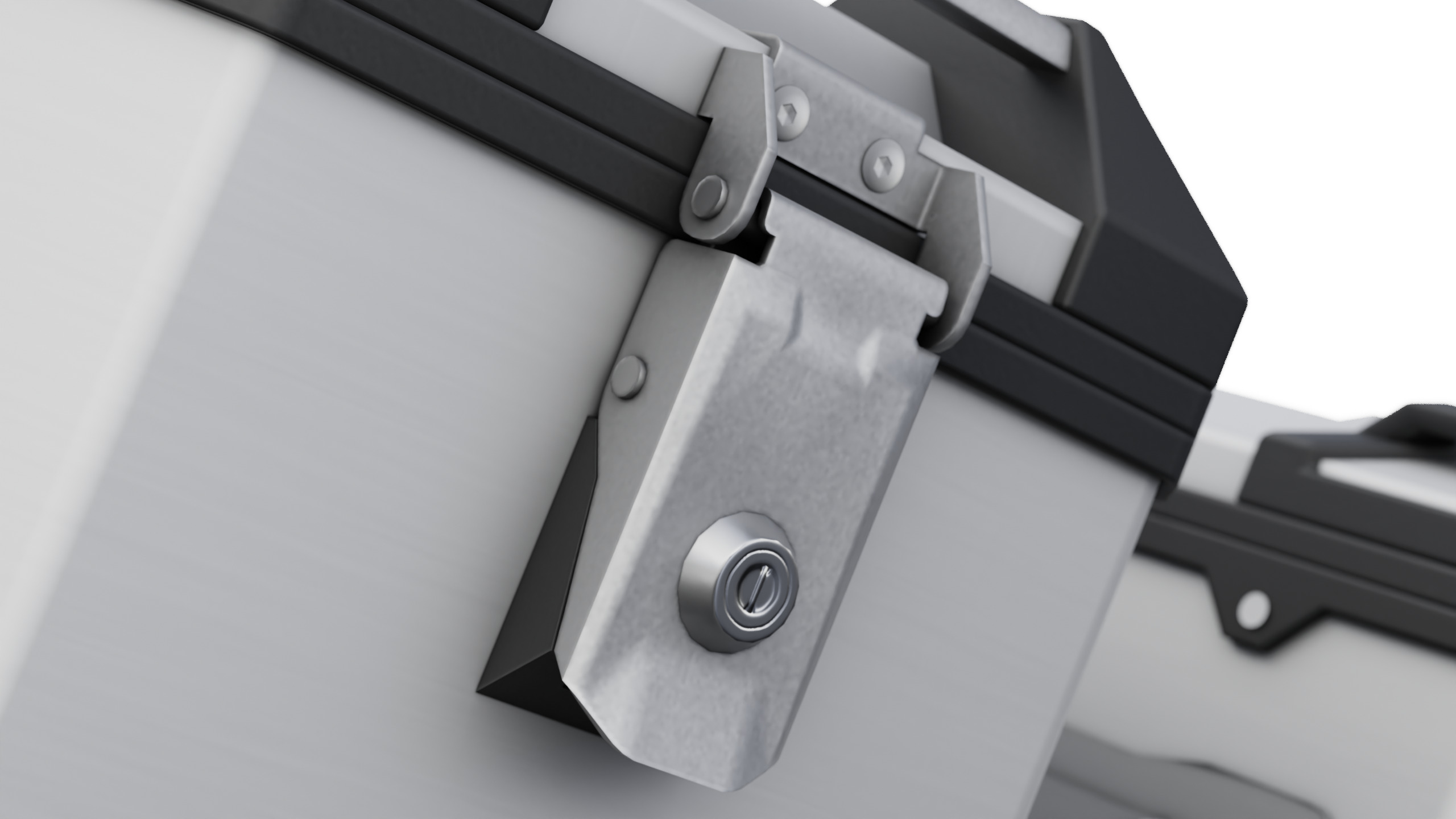 SW-Motech pannier case Low-poly 3D model_6