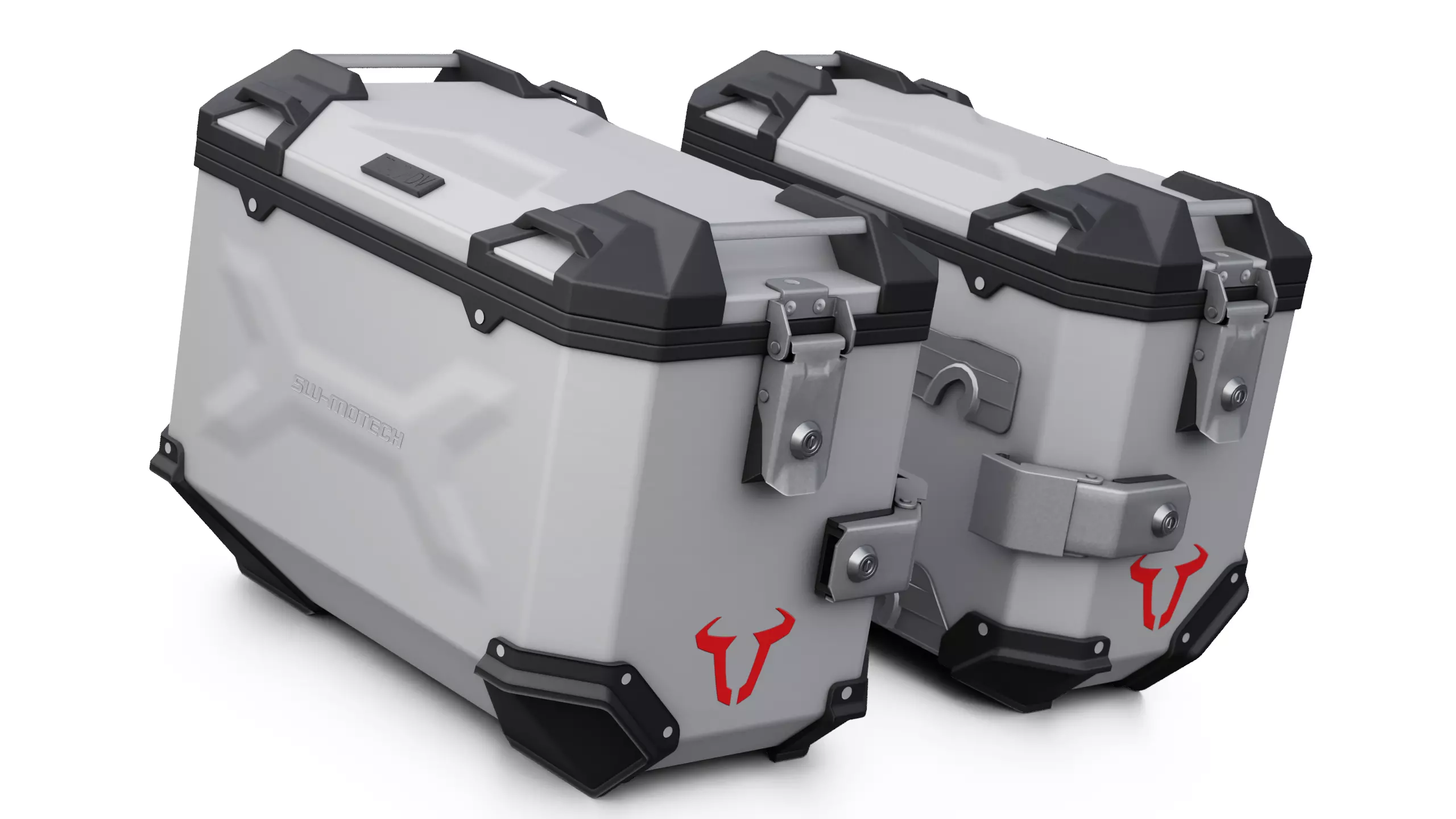 SW-Motech pannier case Low-poly 3D model_0