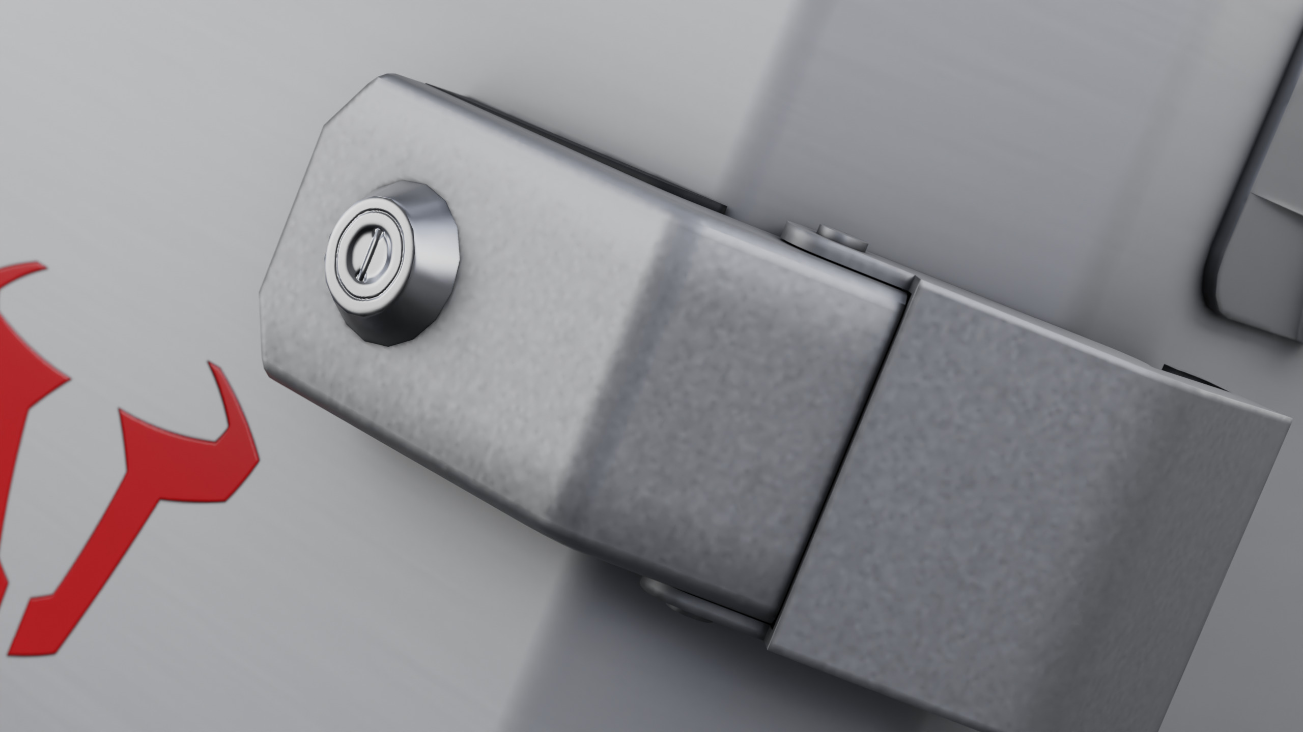 SW-Motech pannier case Low-poly 3D model_7