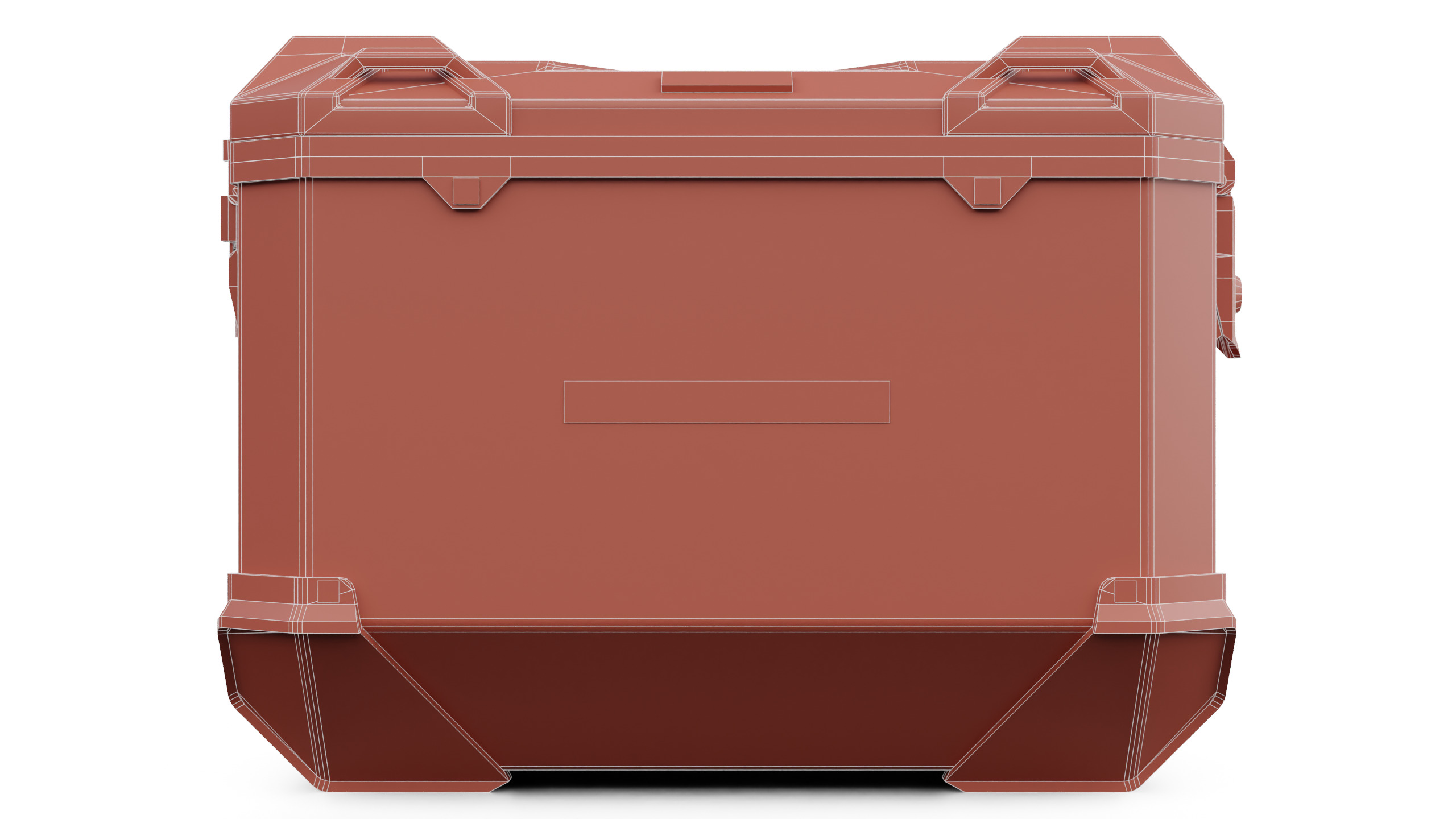SW-Motech pannier case Low-poly 3D model_12
