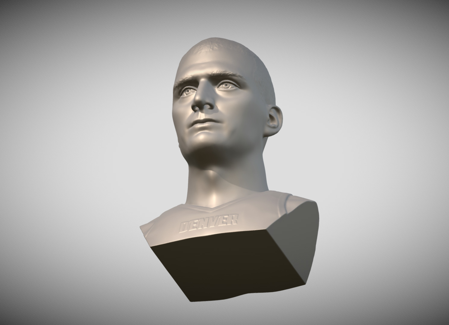 Nikola Jokic bust 3D print model_15