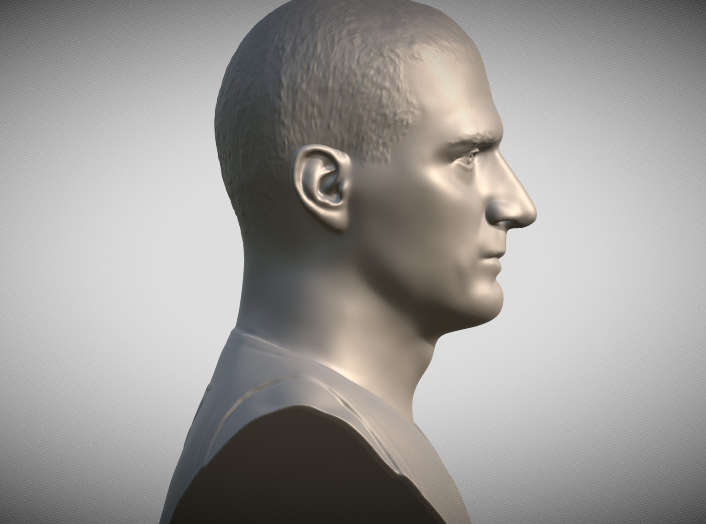 Nikola Jokic bust 3D print model_6