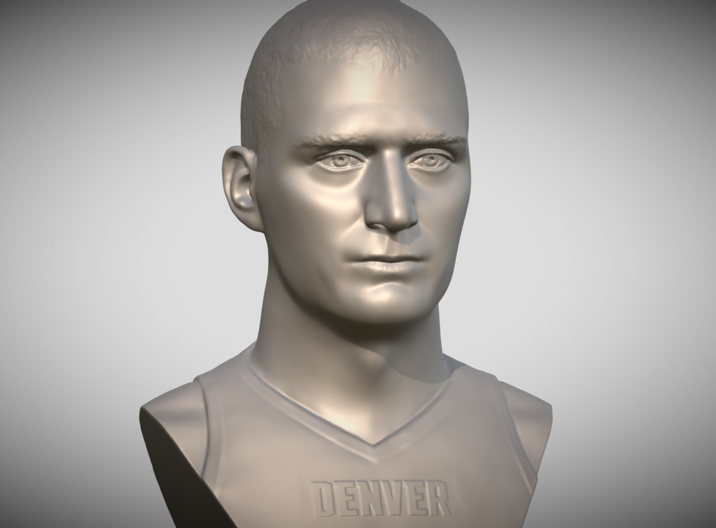 Nikola Jokic bust 3D print model_8