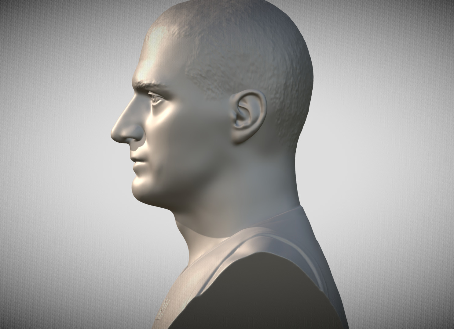 Nikola Jokic bust 3D print model_3