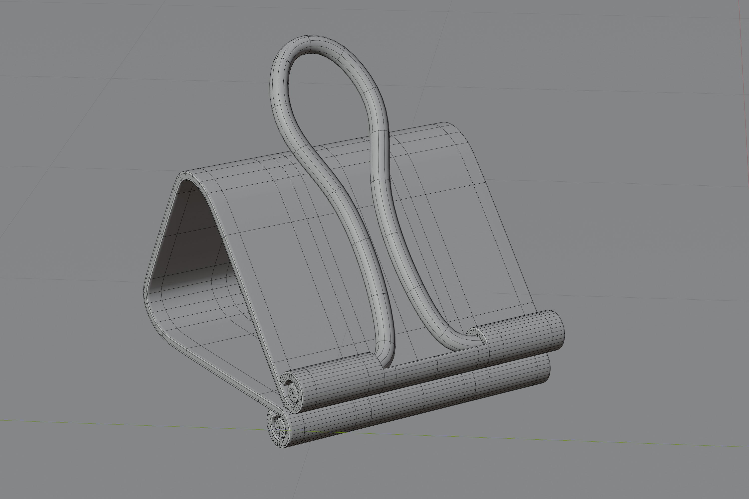 Binder Clip 3d Model Low-poly 3D model_12