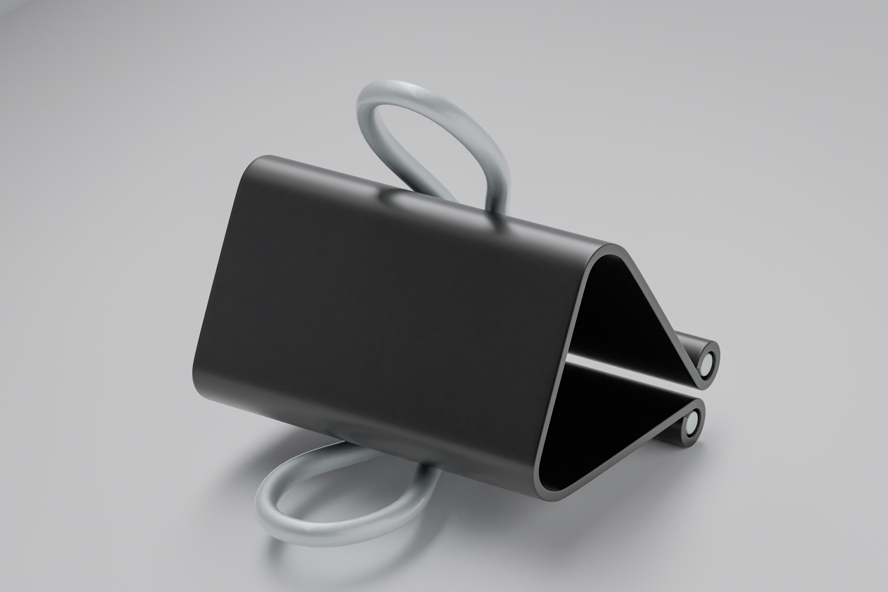Binder Clip 3d Model Low-poly 3D model_3