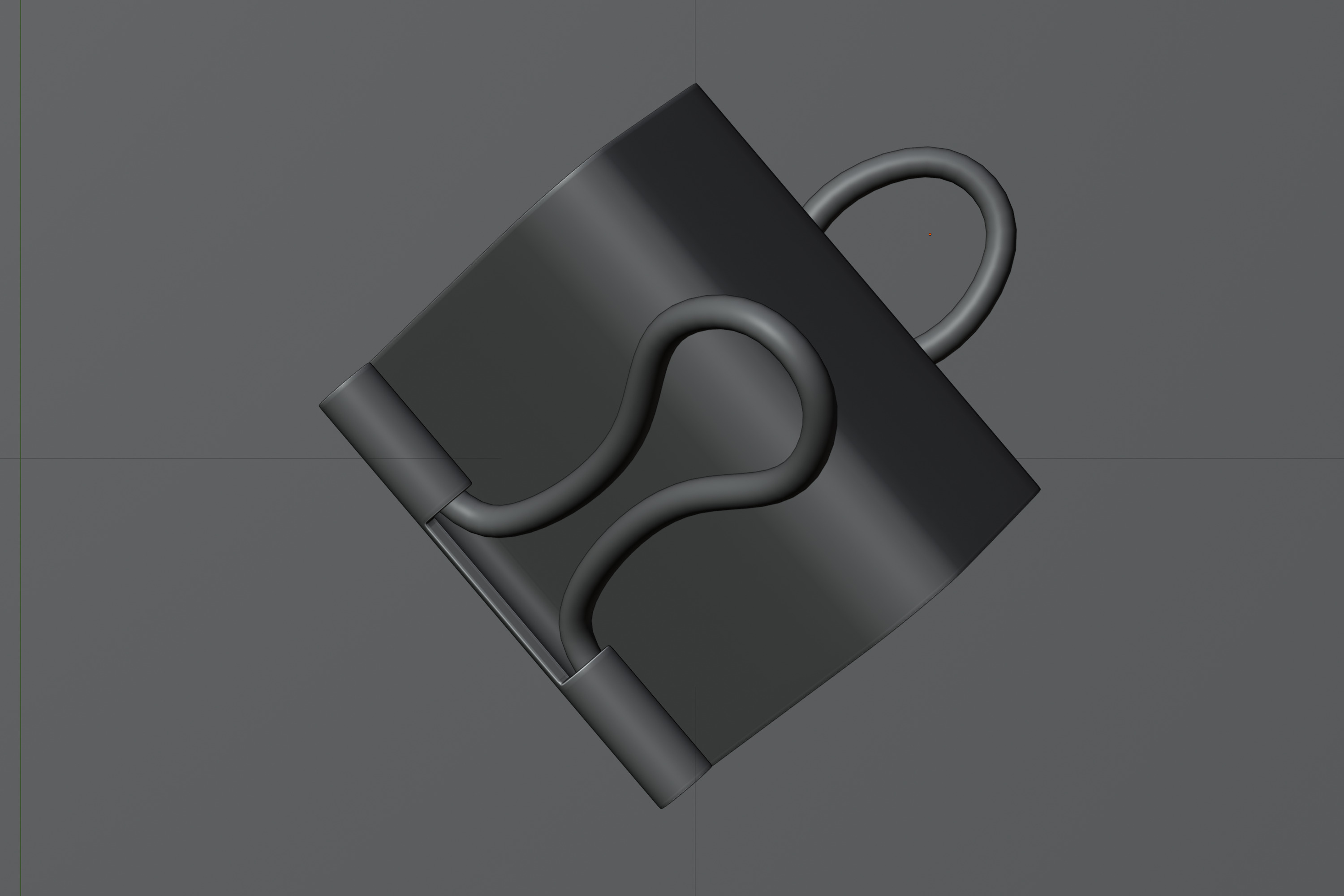 Binder Clip 3d Model Low-poly 3D model_10
