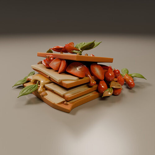sandwich 3D print model 6