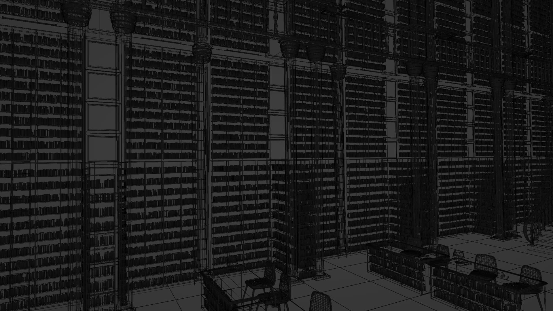 Grand European Library 3D model_15