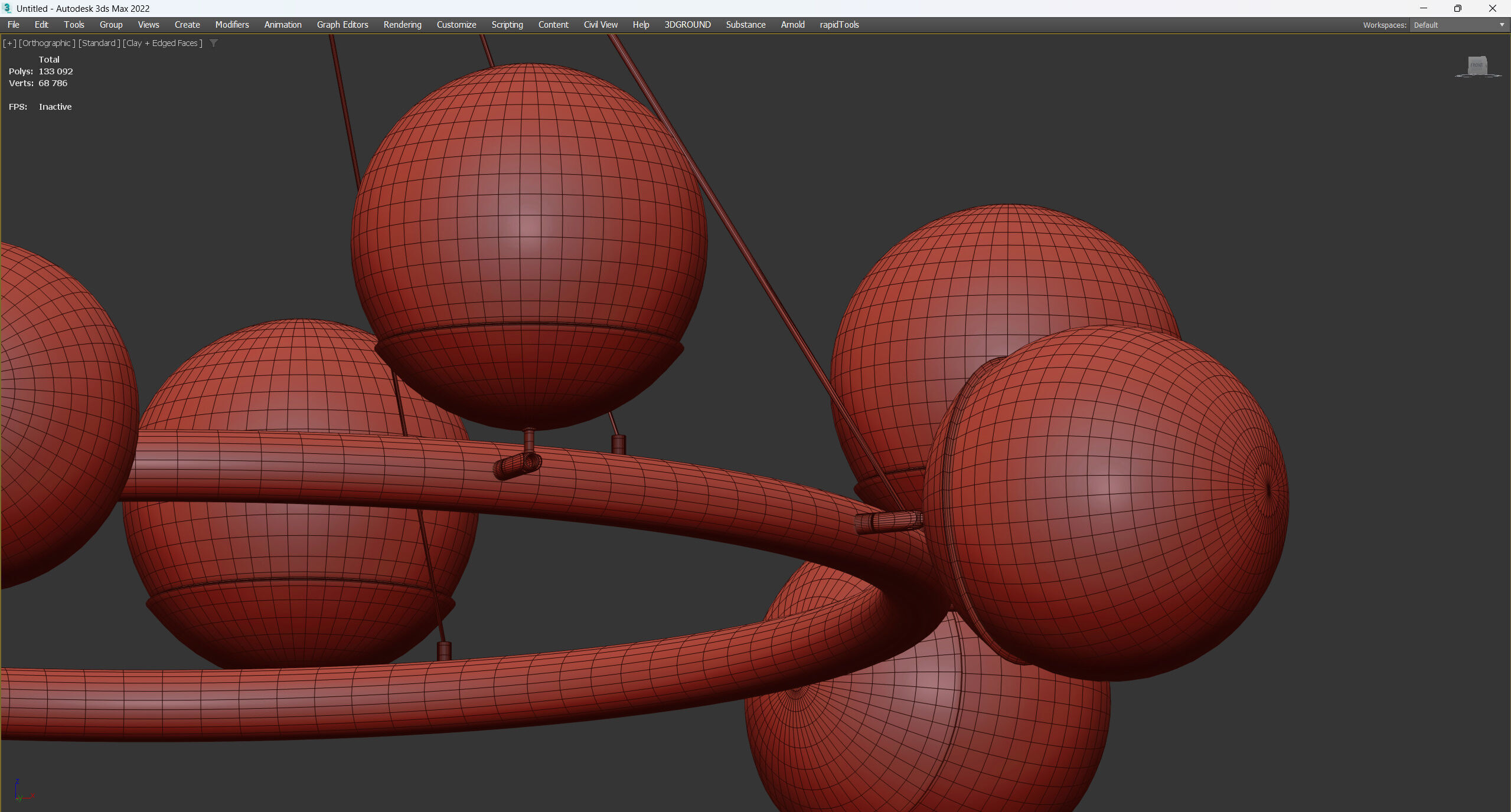 CHEER Low-poly 3D model_4