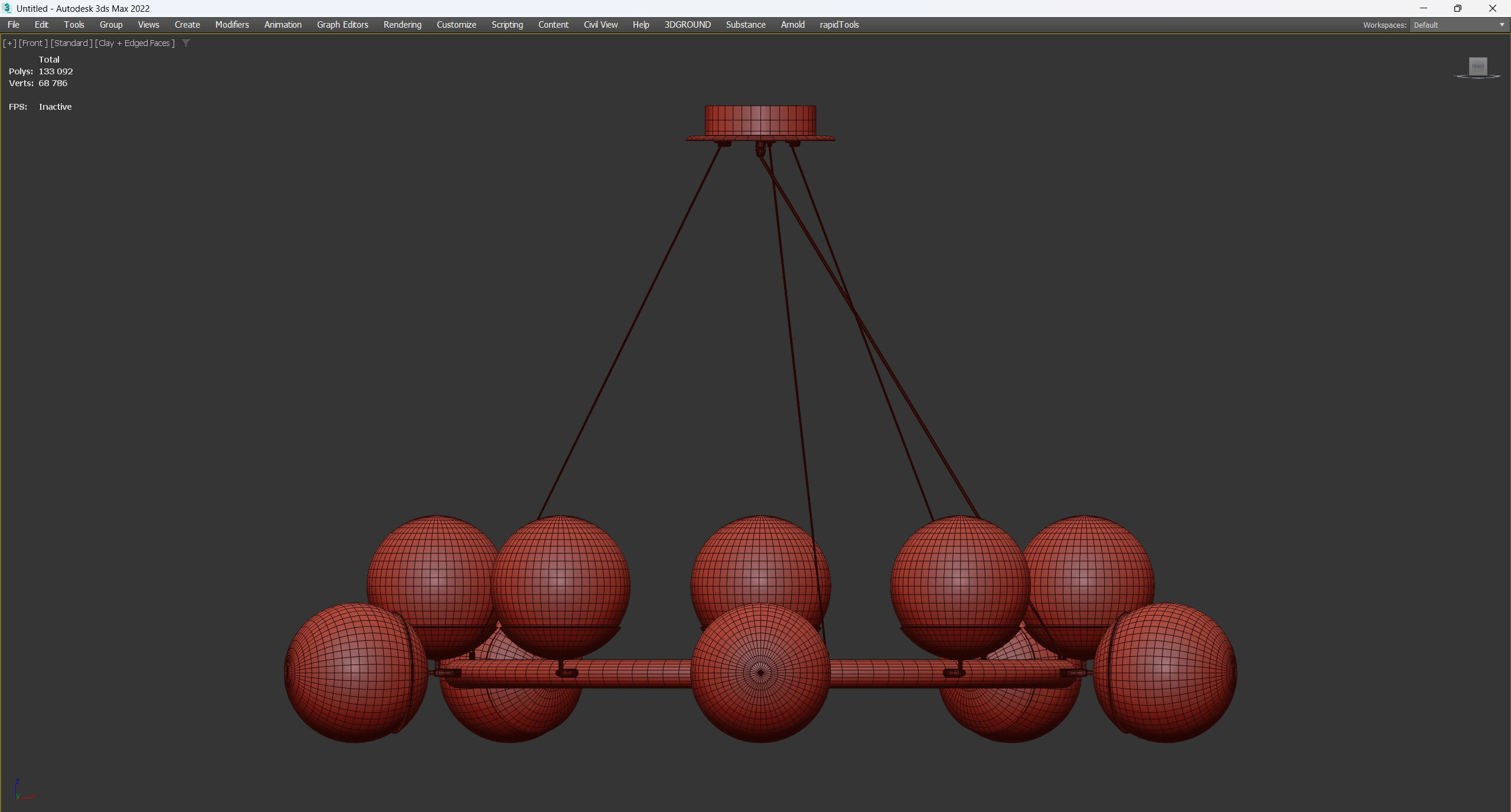 CHEER Low-poly 3D model_2