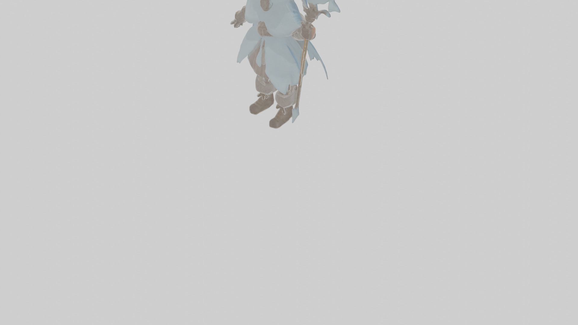 Cartoon Isolde the Infiltrator of Icy Illusions Model Low-poly 3D model_8