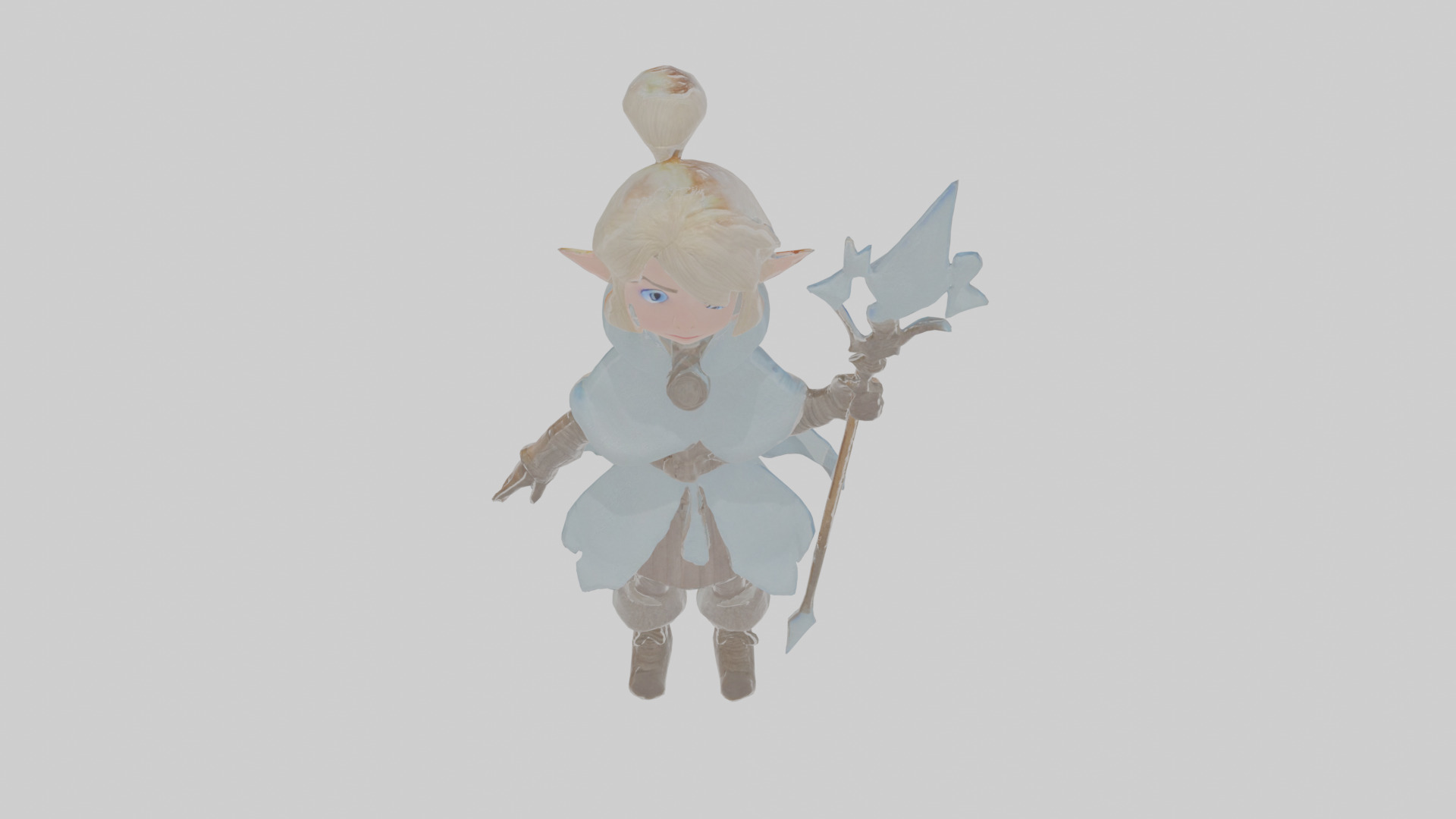 Cartoon Isolde the Infiltrator of Icy Illusions Model Low-poly 3D model_24