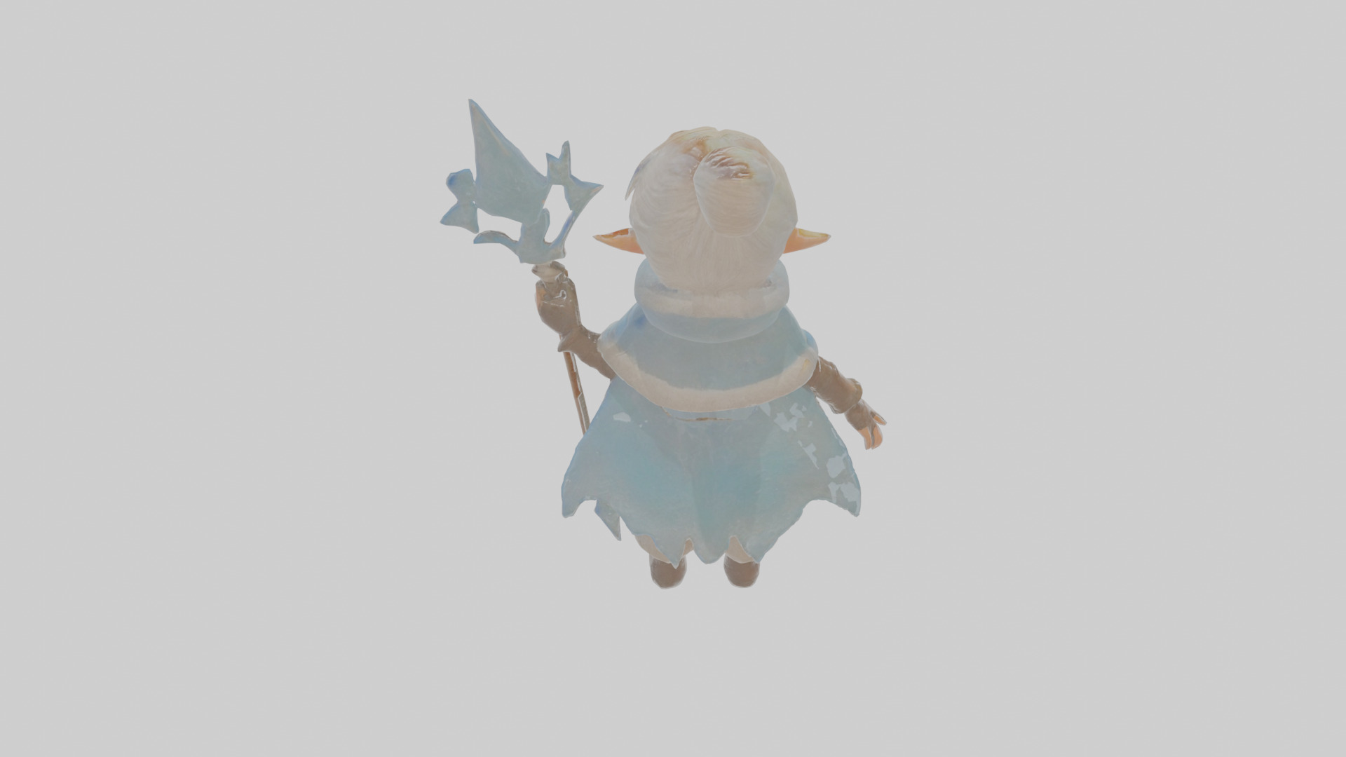 Cartoon Isolde the Infiltrator of Icy Illusions Model Low-poly 3D model_23