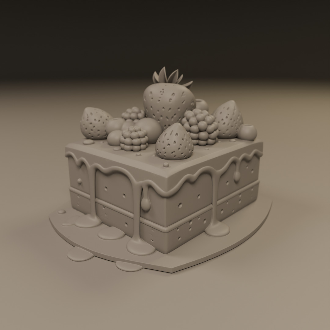 red fruit cake 3D print model_12