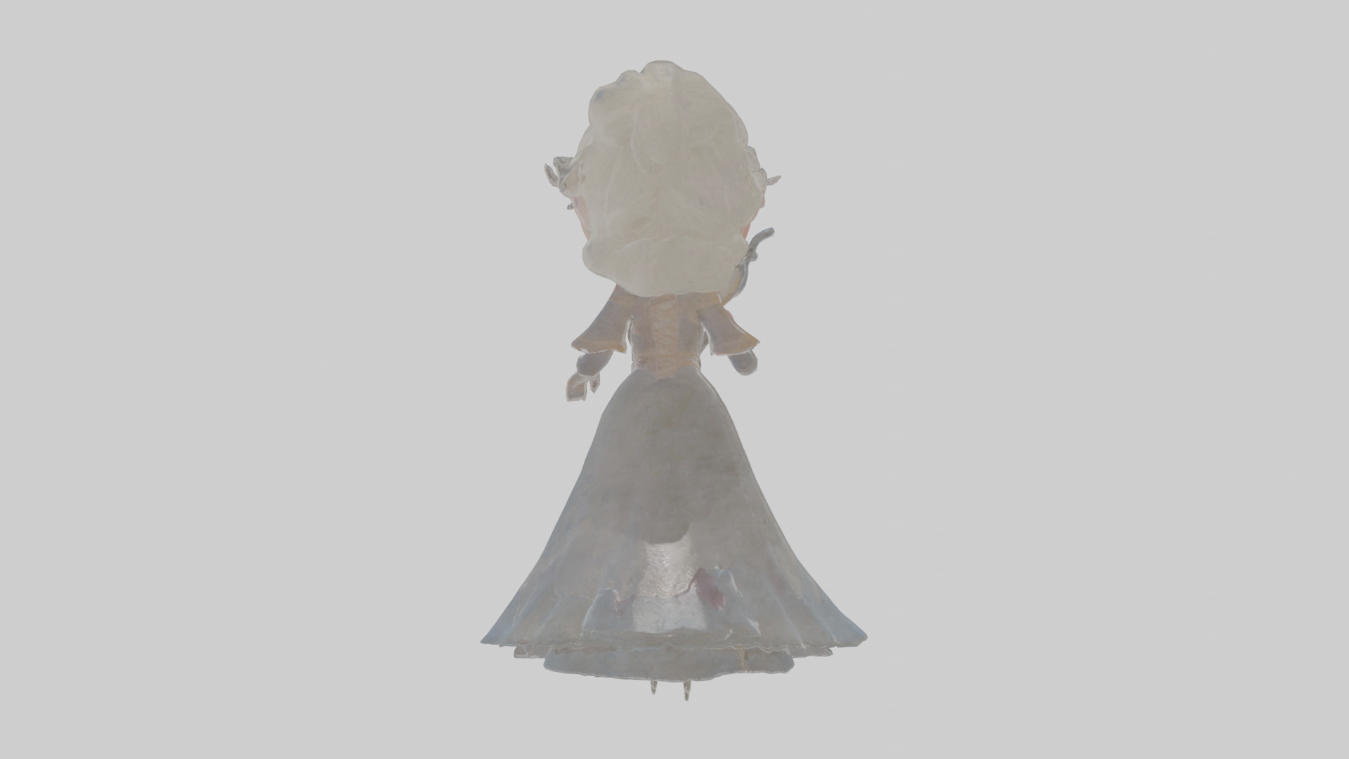 Cartoon Isolde the Inscriber of Icy Images Model Low-poly 3D model_1