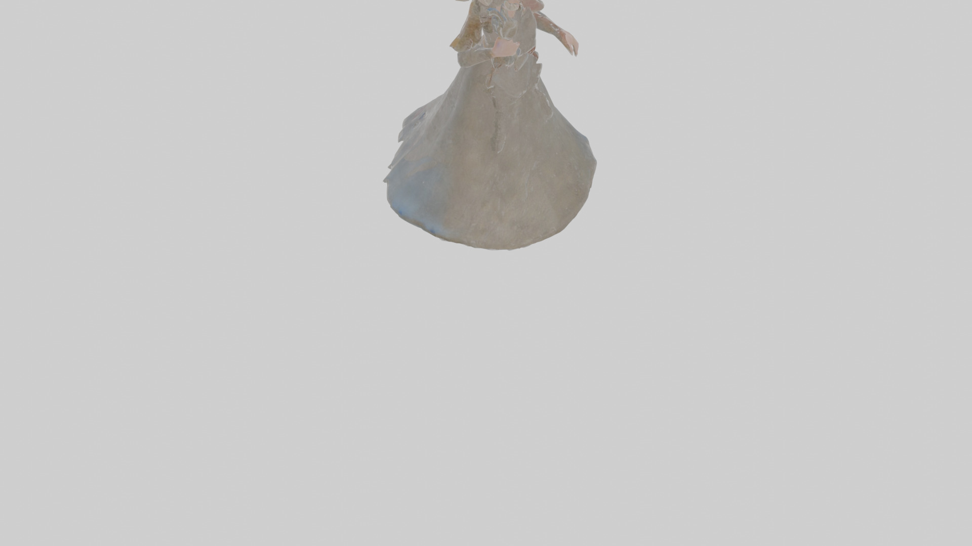 Cartoon Isolde the Inscriber of Icy Images Model Low-poly 3D model_9