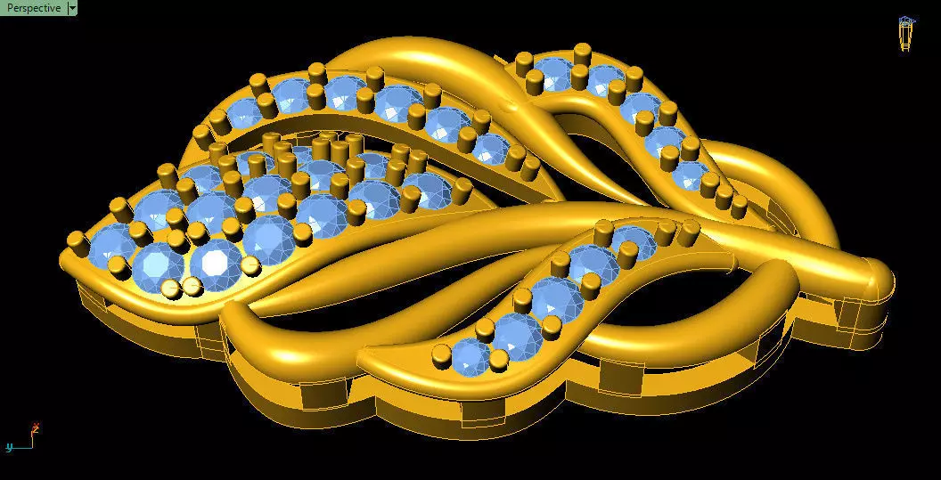 Decent Earring 3D print model