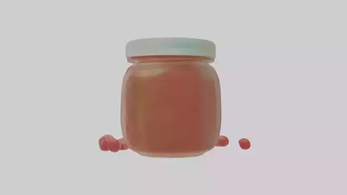 Cartoon Jam Jar