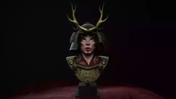 Samurai Bust