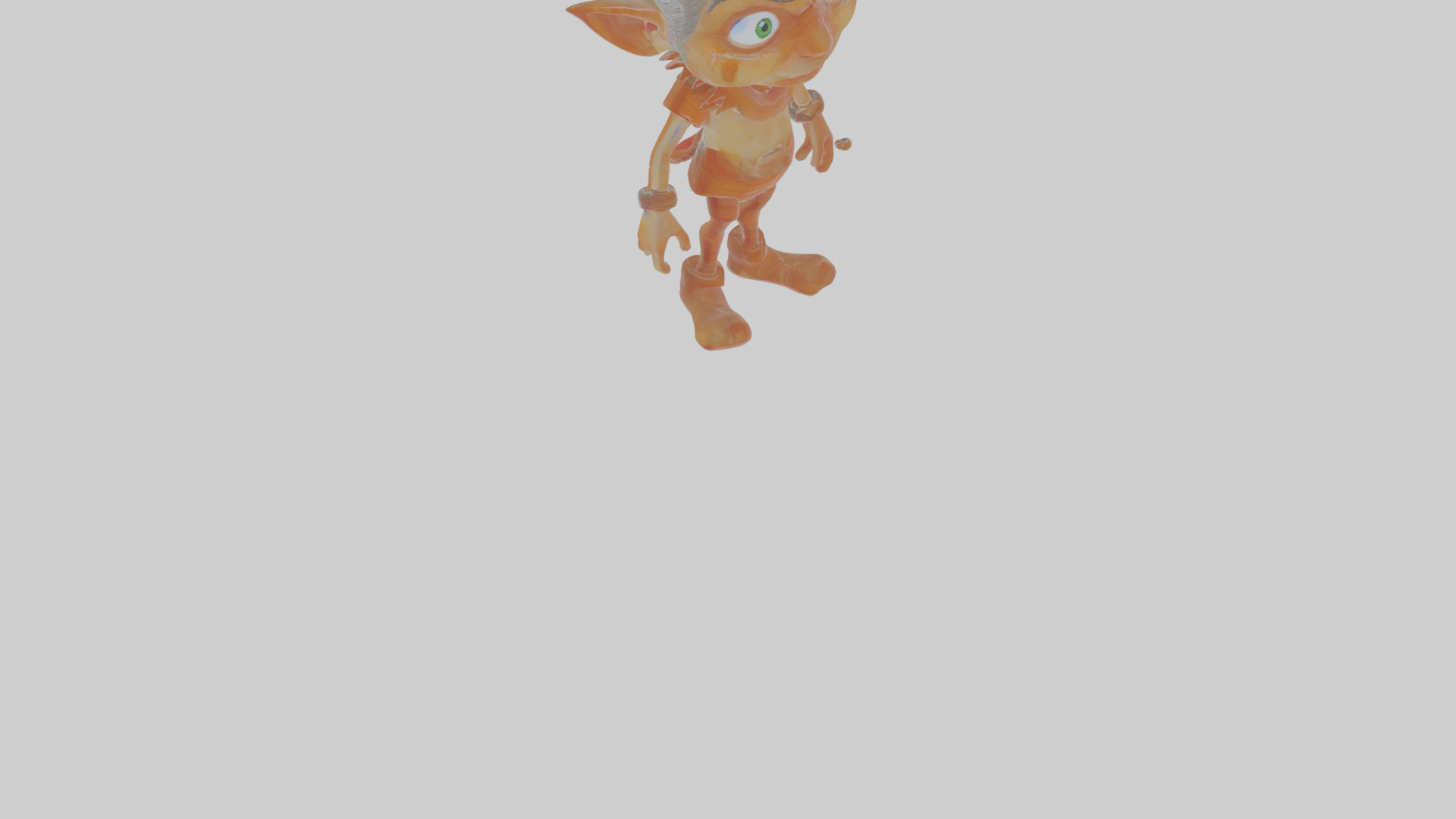 Cartoon Jasper the Jailer of Jittering Jinn Model Low-poly 3D model_9