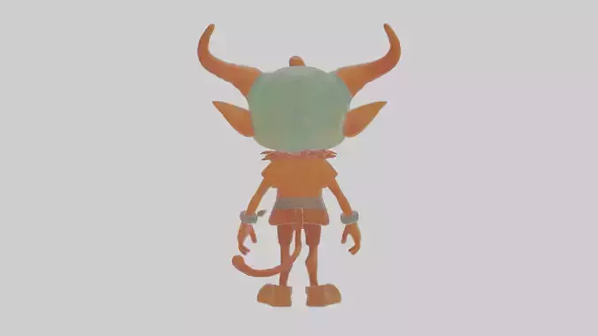 Cartoon Jasper the Jailer of Jittering Jinn Model