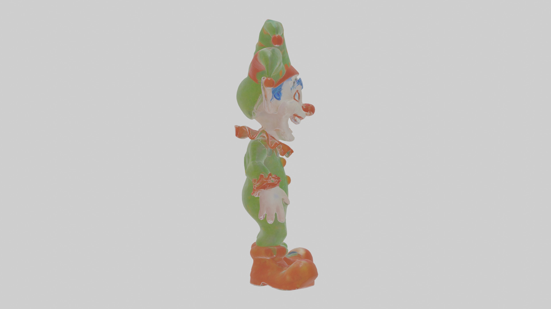 Cartoon Jasper the Jester unsettling Model Low-poly 3D model_20