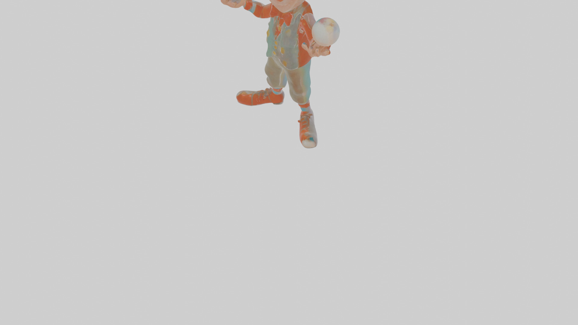 Cartoon Jasper the Juggler Model Low-poly 3D model_7