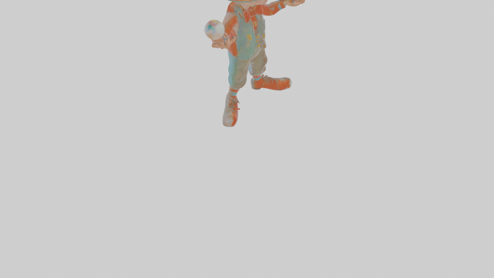 Cartoon Jasper the Juggler Model Low-poly 3D model_9