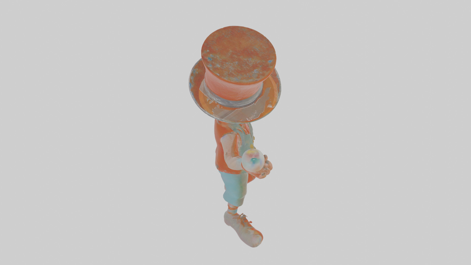 Cartoon Jasper the Juggler Model Low-poly 3D model_28