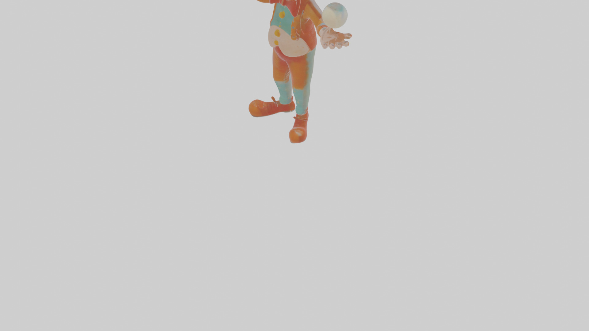 Cartoon Jasper the Juggler of Jolting Jokes Model Low-poly 3D model_9