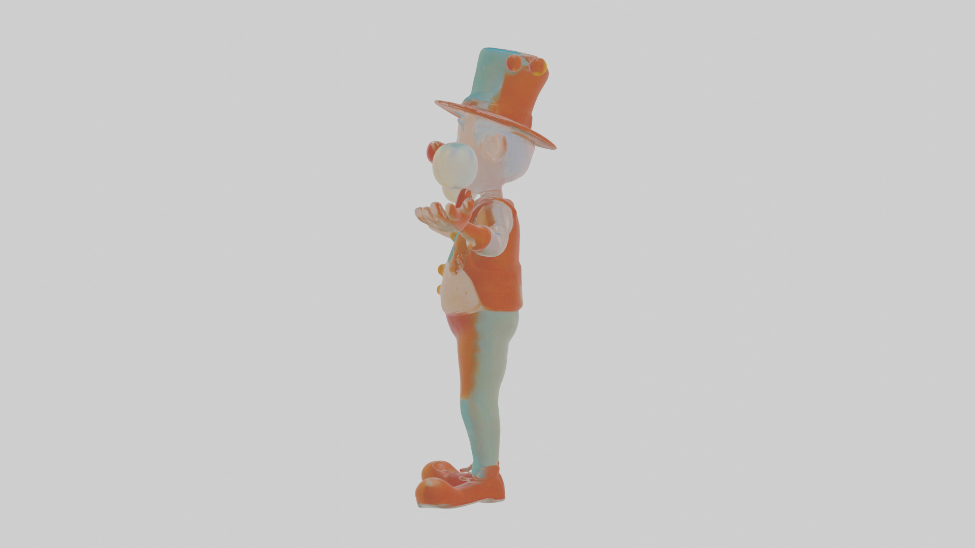 Cartoon Jasper the Juggler of Jolting Jokes Model Low-poly 3D model_19