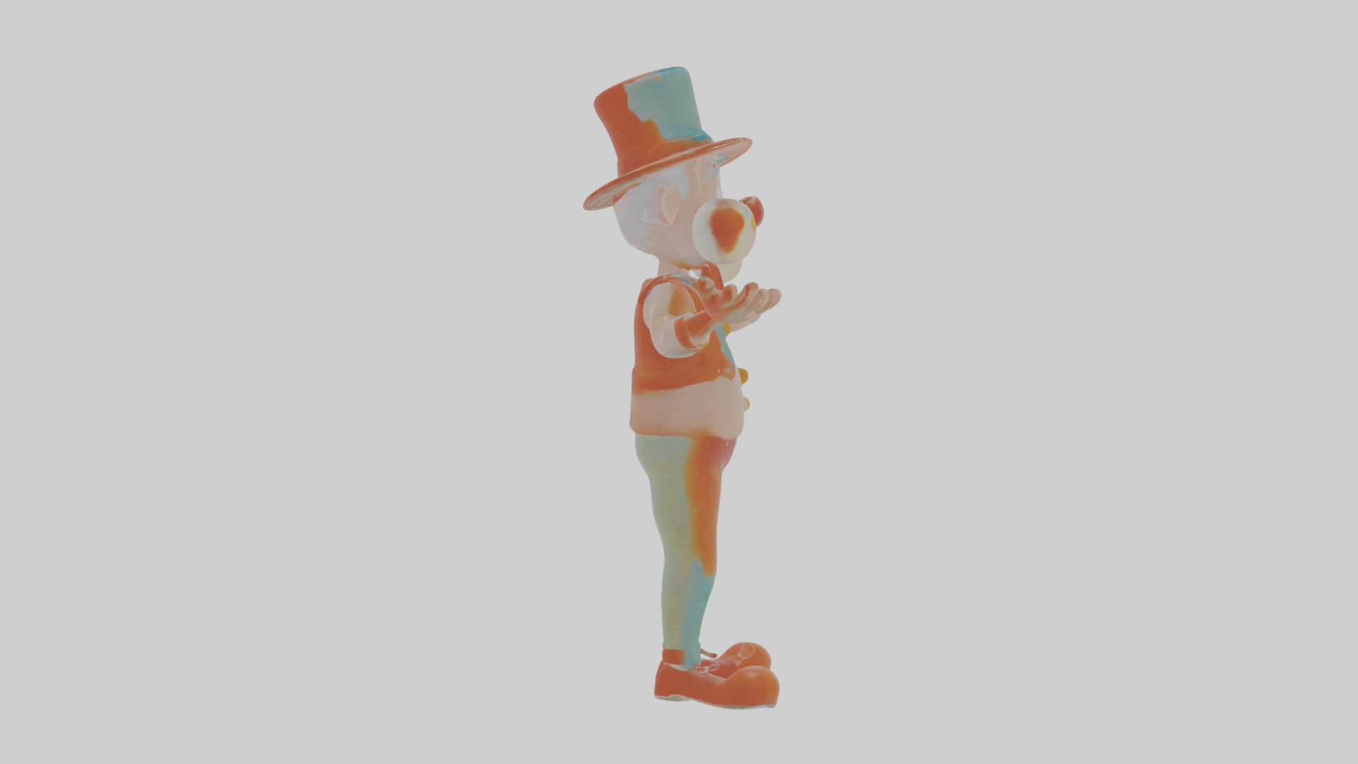 Cartoon Jasper the Juggler of Jolting Jokes Model Low-poly 3D model_20